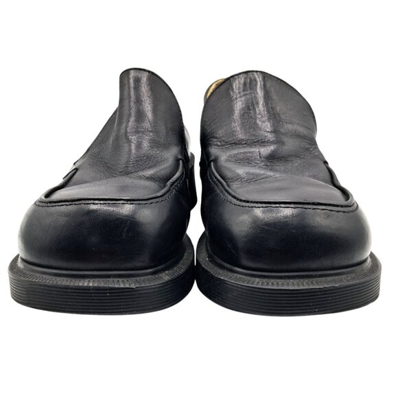 Dr Martens Platform Shoes Womens Size 8 8670 England Chunky Black Leather Loafer - Picture 4 of 14
